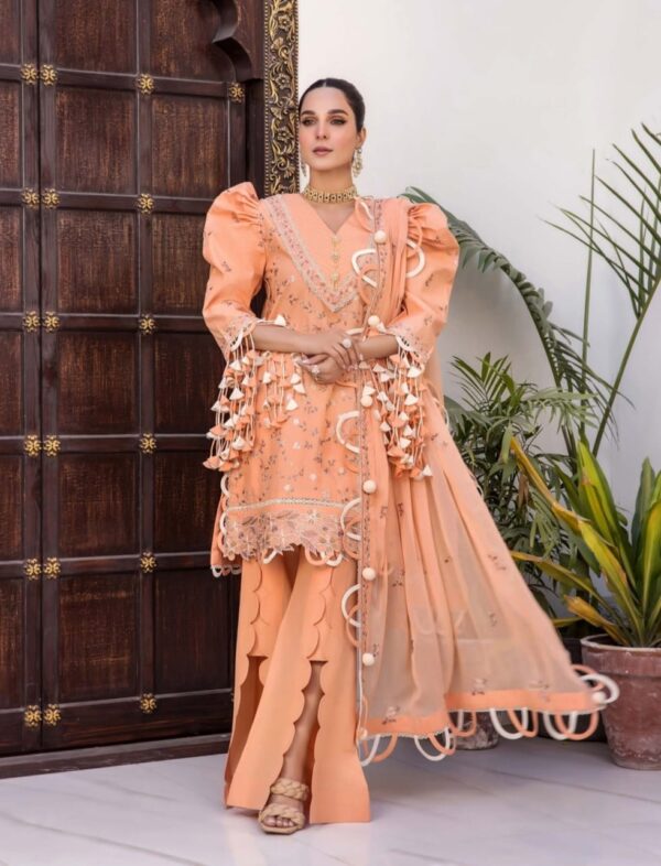 SAFWA Meryl Embroidered Masuri